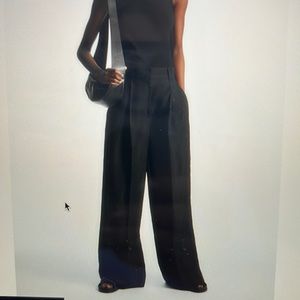 NWT high-waisted wide leg pant